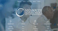 Desktop Screenshot of midsouthadjustment.com